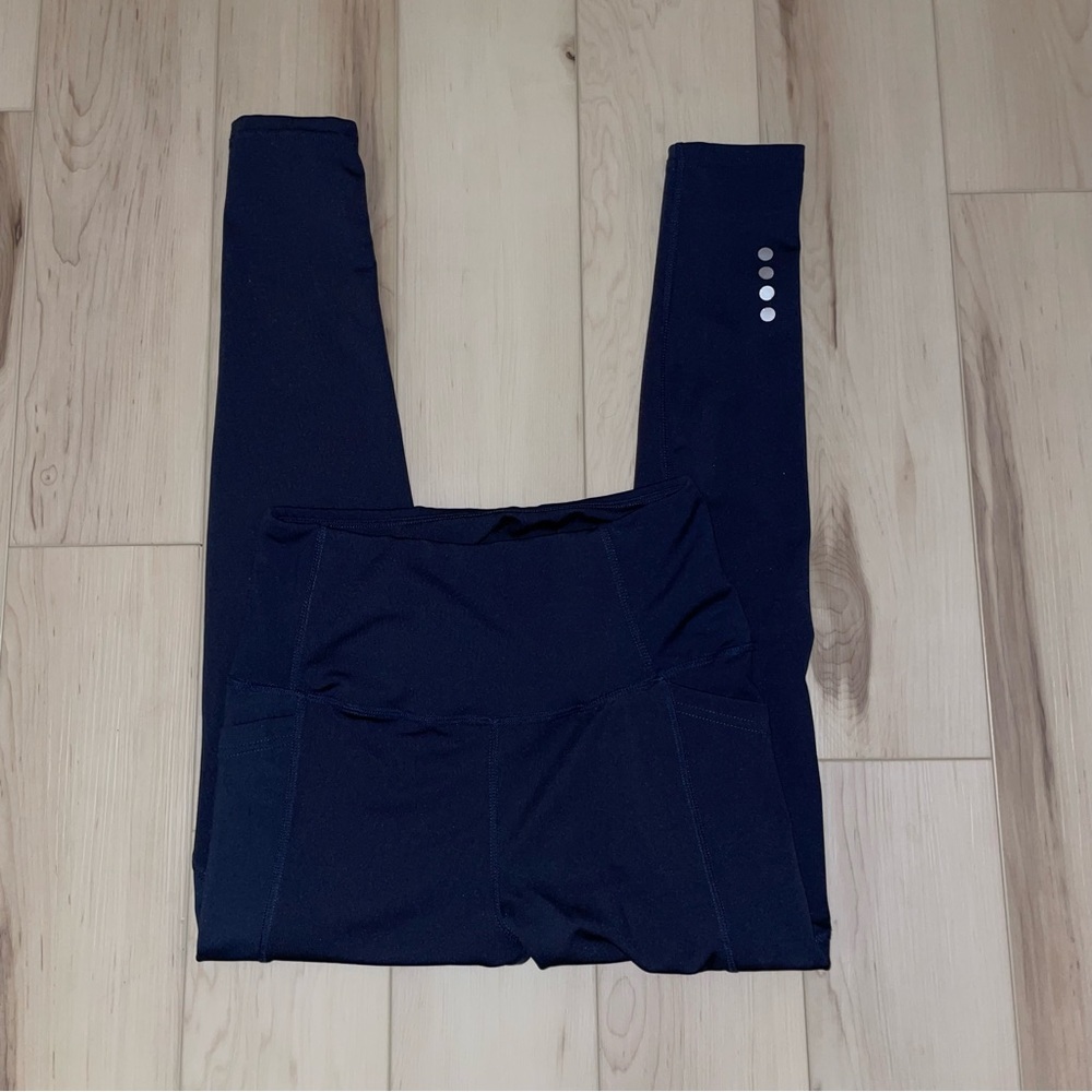 Nicole Miller Sport Navy Active Leggings Pants
